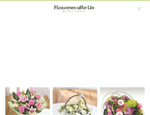 Tablet Screenshot of flowersareusbelfast.com